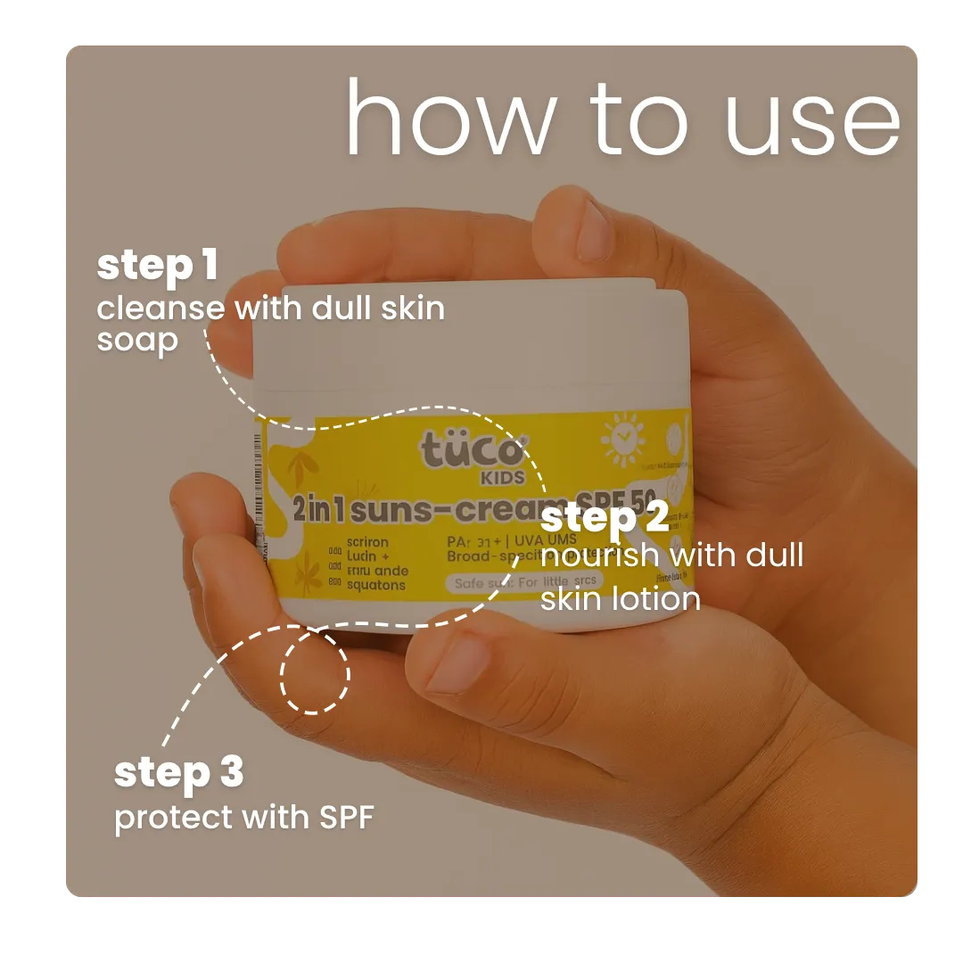2-in-1 Sunscreen for Kids SPF 50 - (50g)