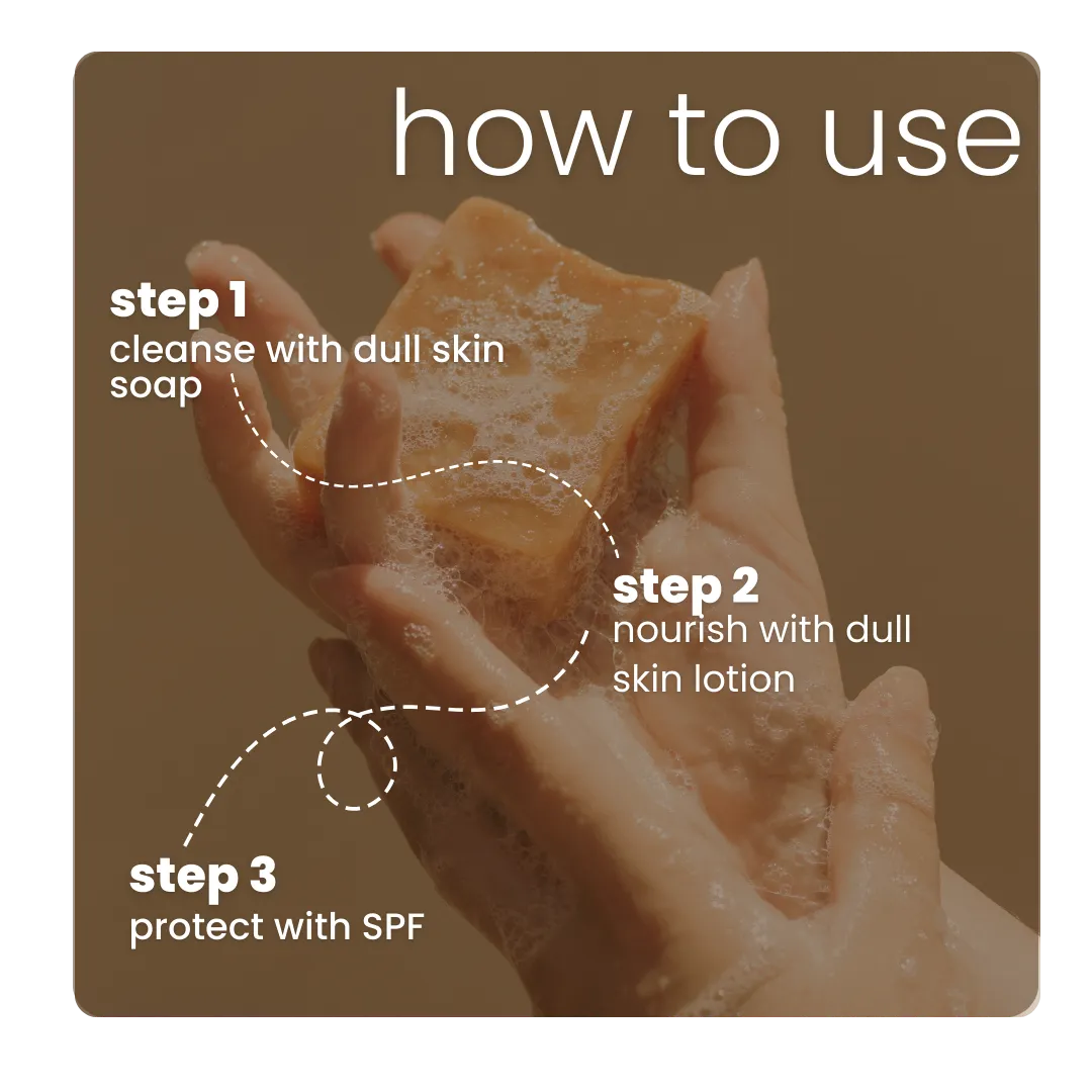 Bye, Dull Skin Kids Soap with Turmeric Pack of 3