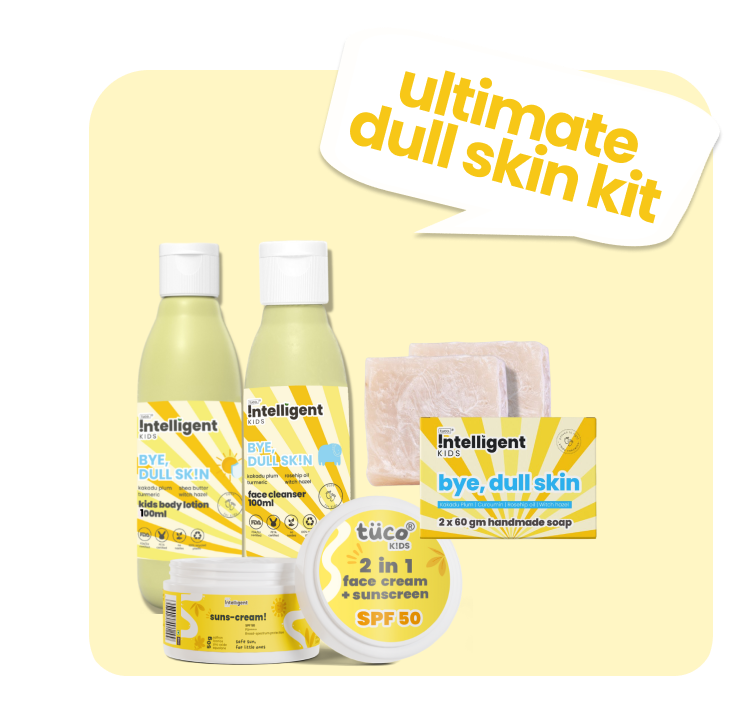 Ultimate Dull Skin Kit: Soap + Lotion(100 ml) + Sunscreen (SPF 50) + Face Cleanser