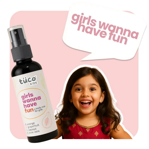 Natural Body Mist for Girls - 100ml