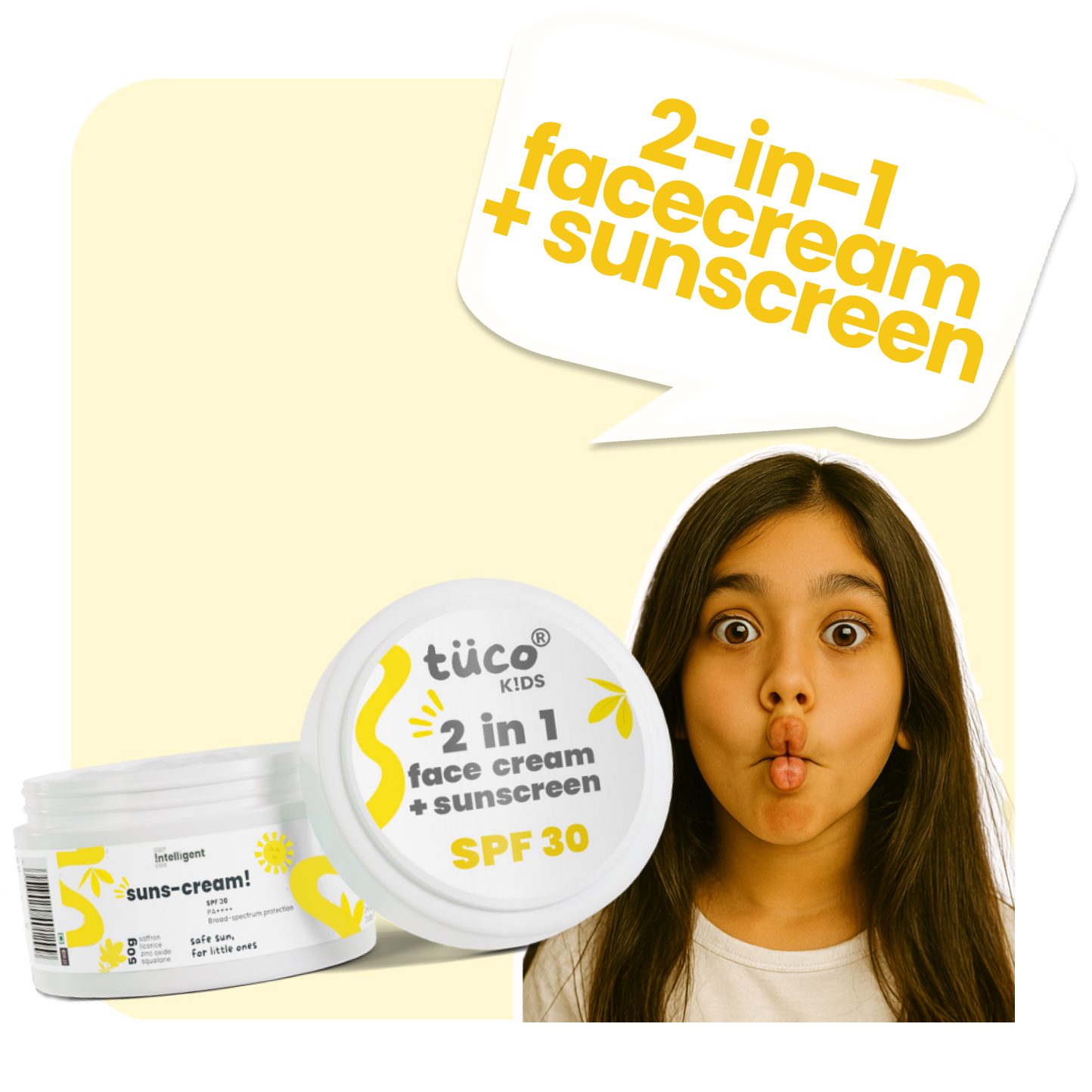 Saffron Face Cream & Sunscreen 50g (SPF-30)