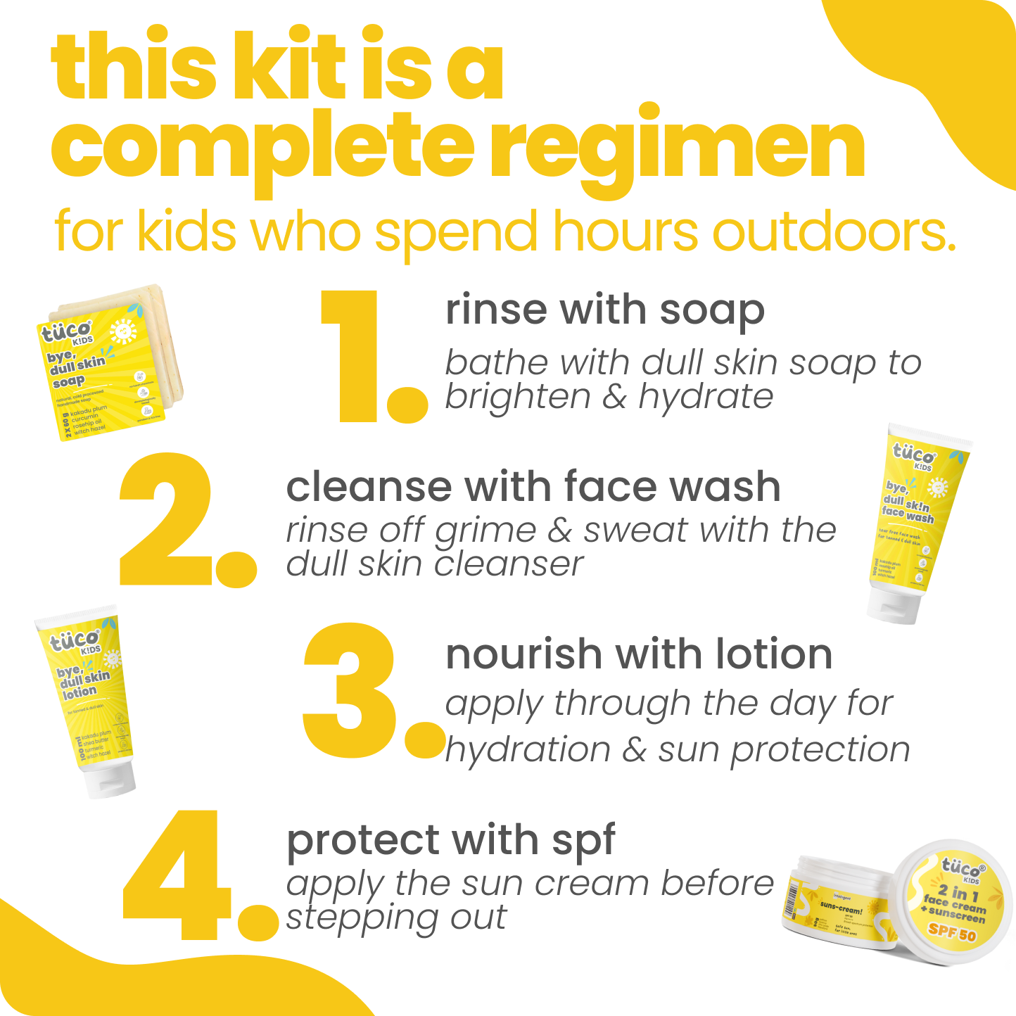 4-in-1 Dull Skin Kit for Kids