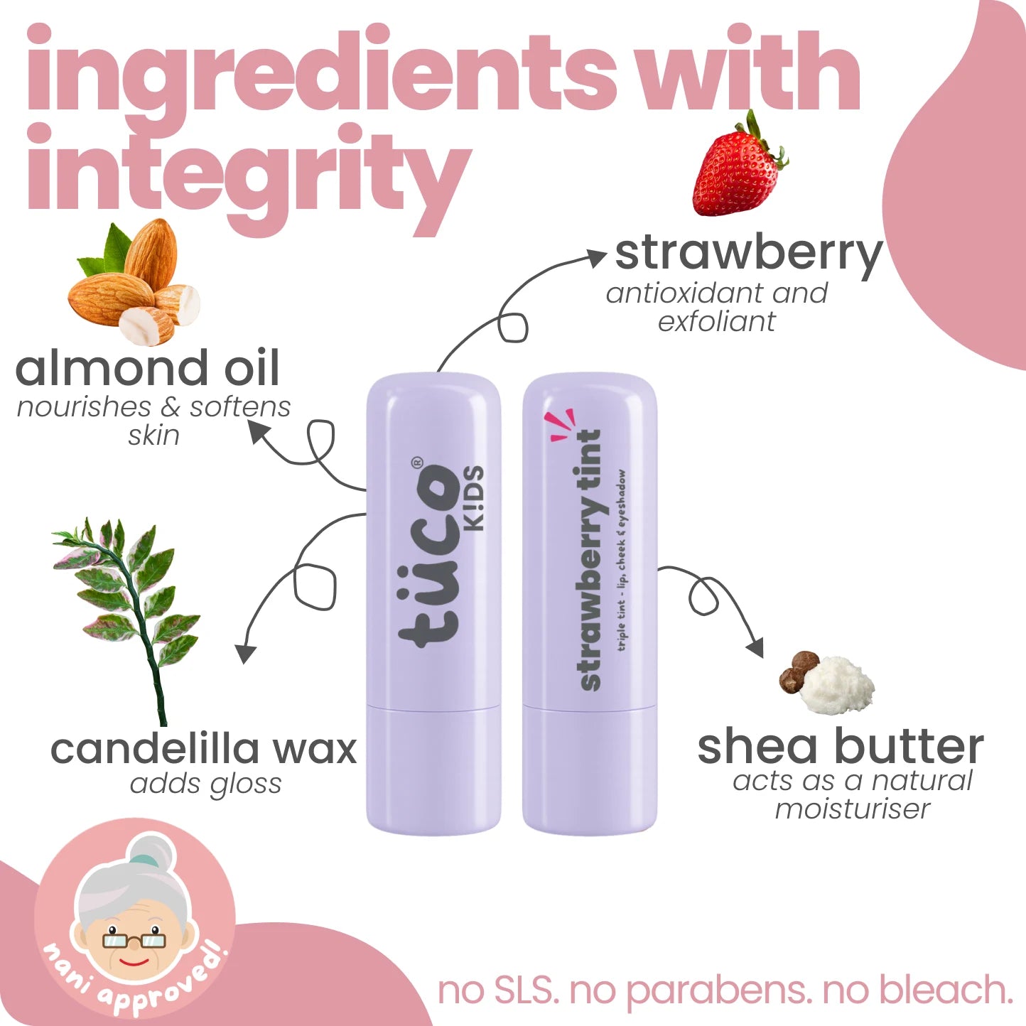 Strawberry Triple Tint for Kids