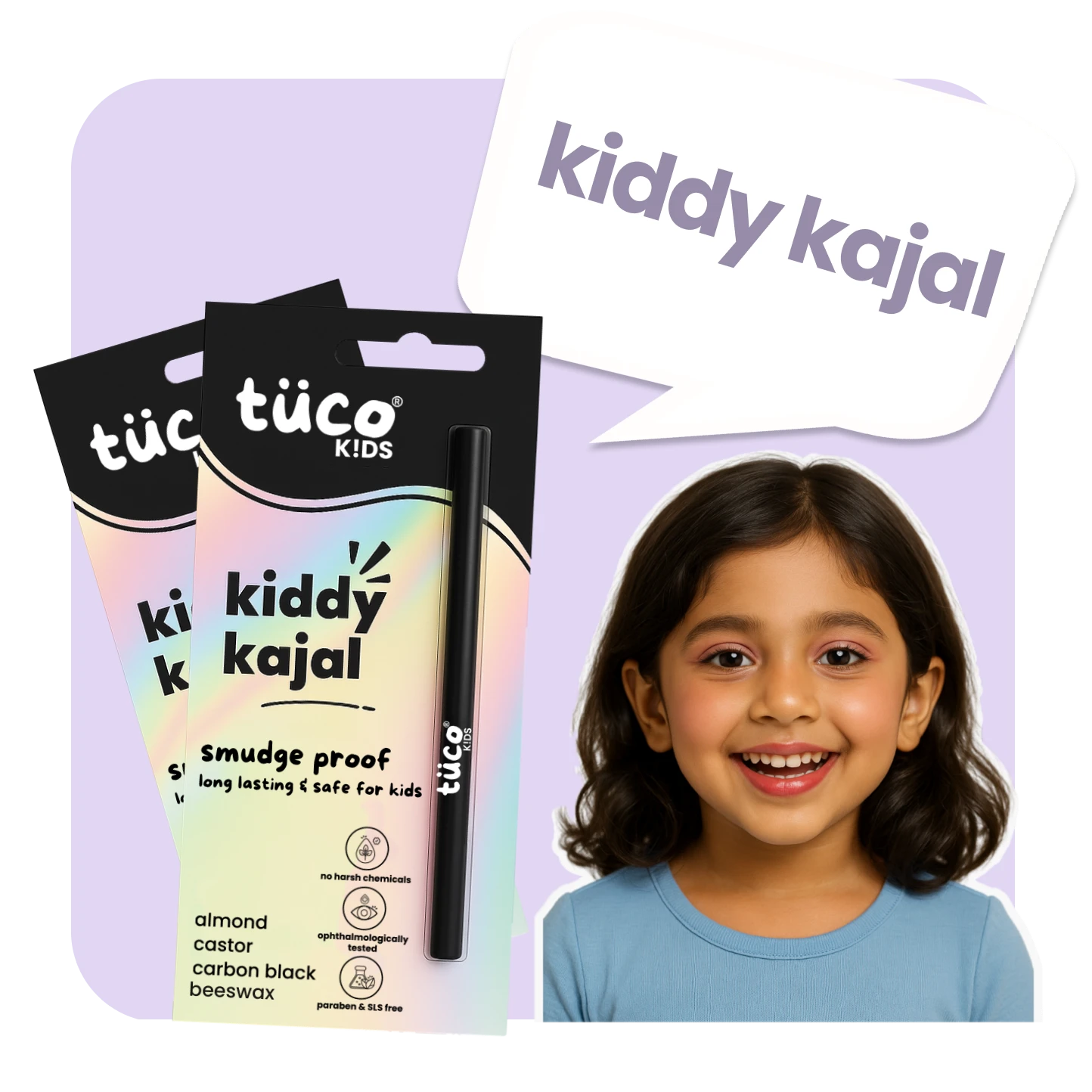 Organic Kajal for babies & Kids - pack of 2