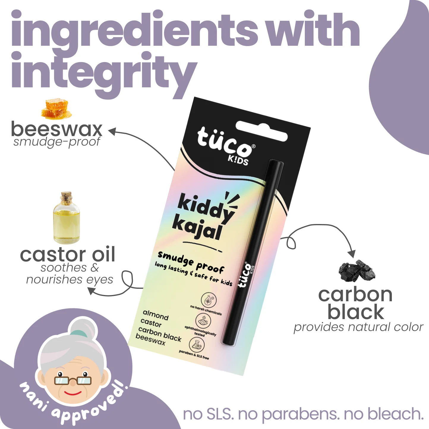 Organic Kajal for babies & Kids - pack of 2