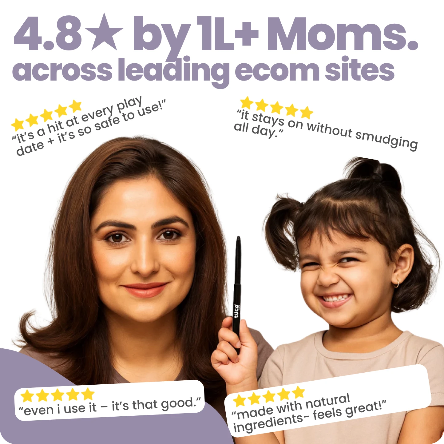 Organic Kajal for babies & Kids - pack of 2