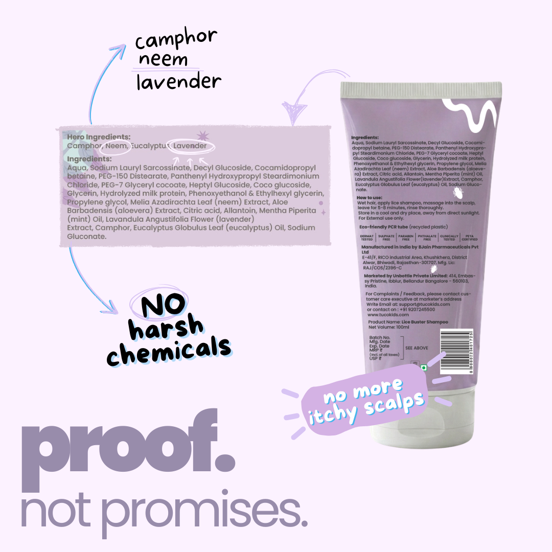 lice buster shampoo (40ml).