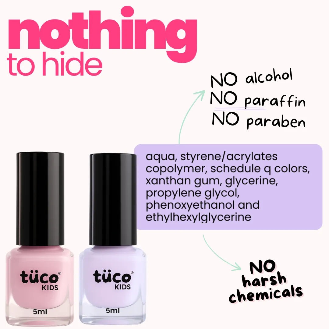 Pink & Purple Nail Paints Combo