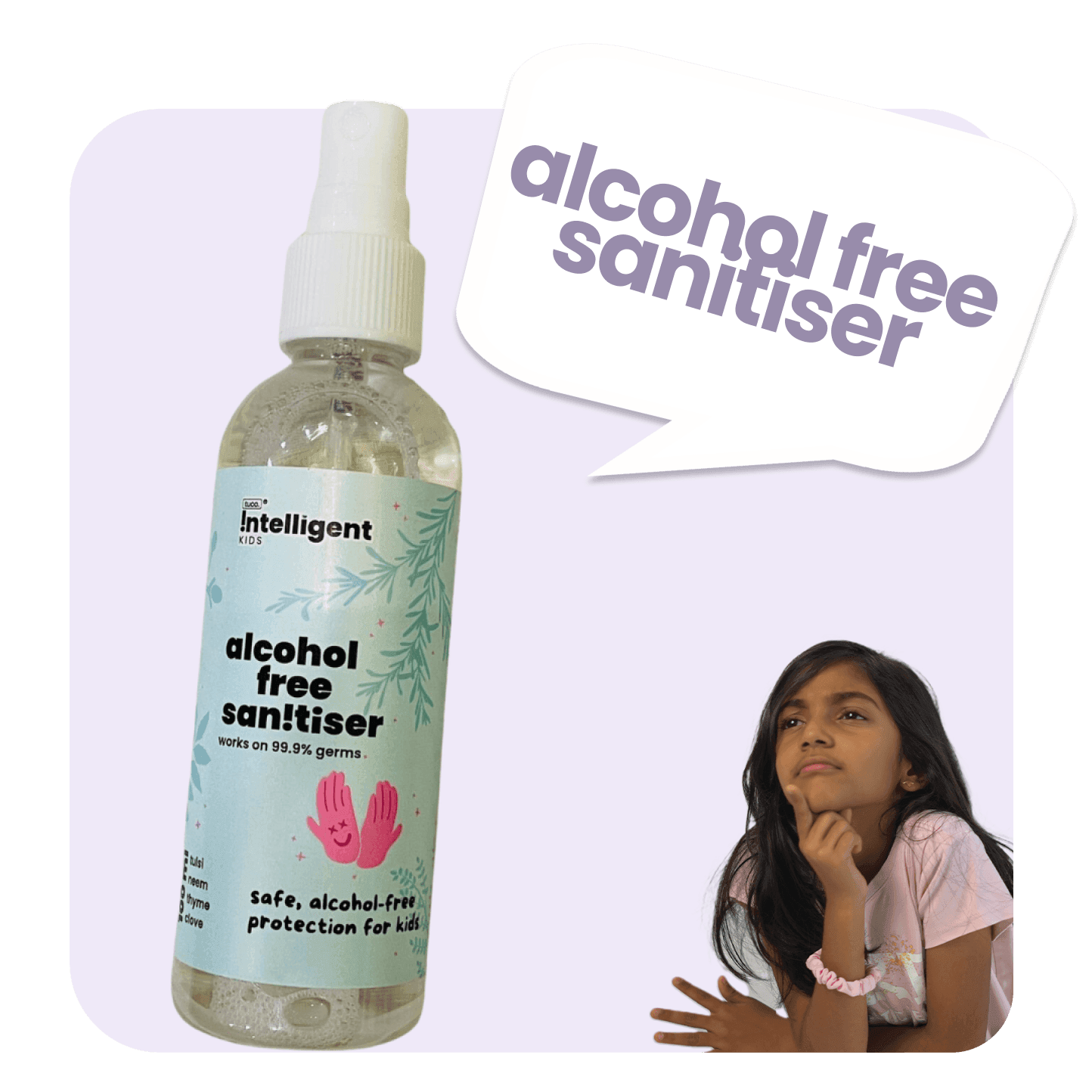 alcohol-free sanitiser 100ml - Tuco Kids