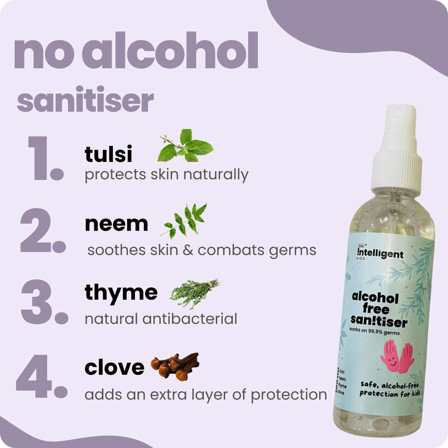 alcohol-free sanitiser 100ml - Tuco Kids