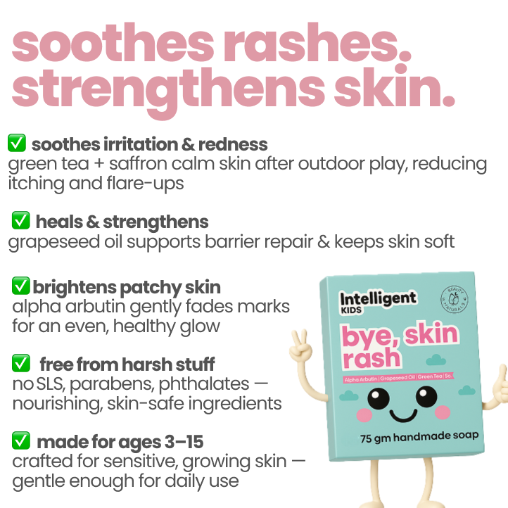 Bye, Skin Rash Soap!