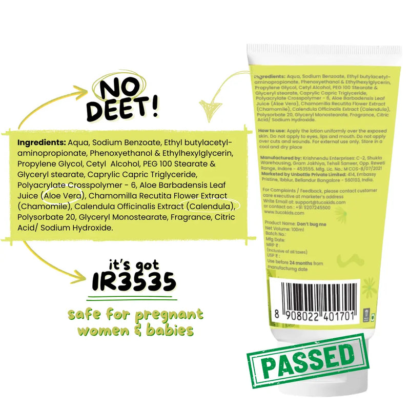 Don't Bug Me- Mosquito Repellent Lotion