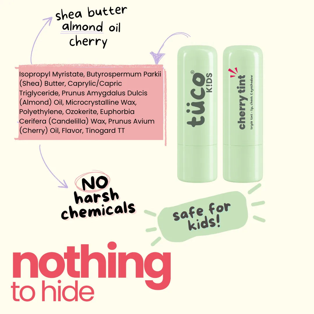Cherry Triple Tint & Nothing Lip Balm — image 8 | Tuco Kids