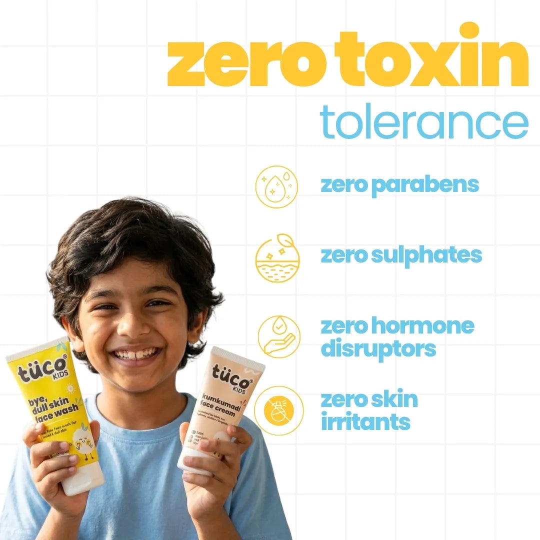 Kumkumadi Glow Kit: Dull Skin Face Wash + Kumkumadi Face Cream — image 7 | Tuco Kids