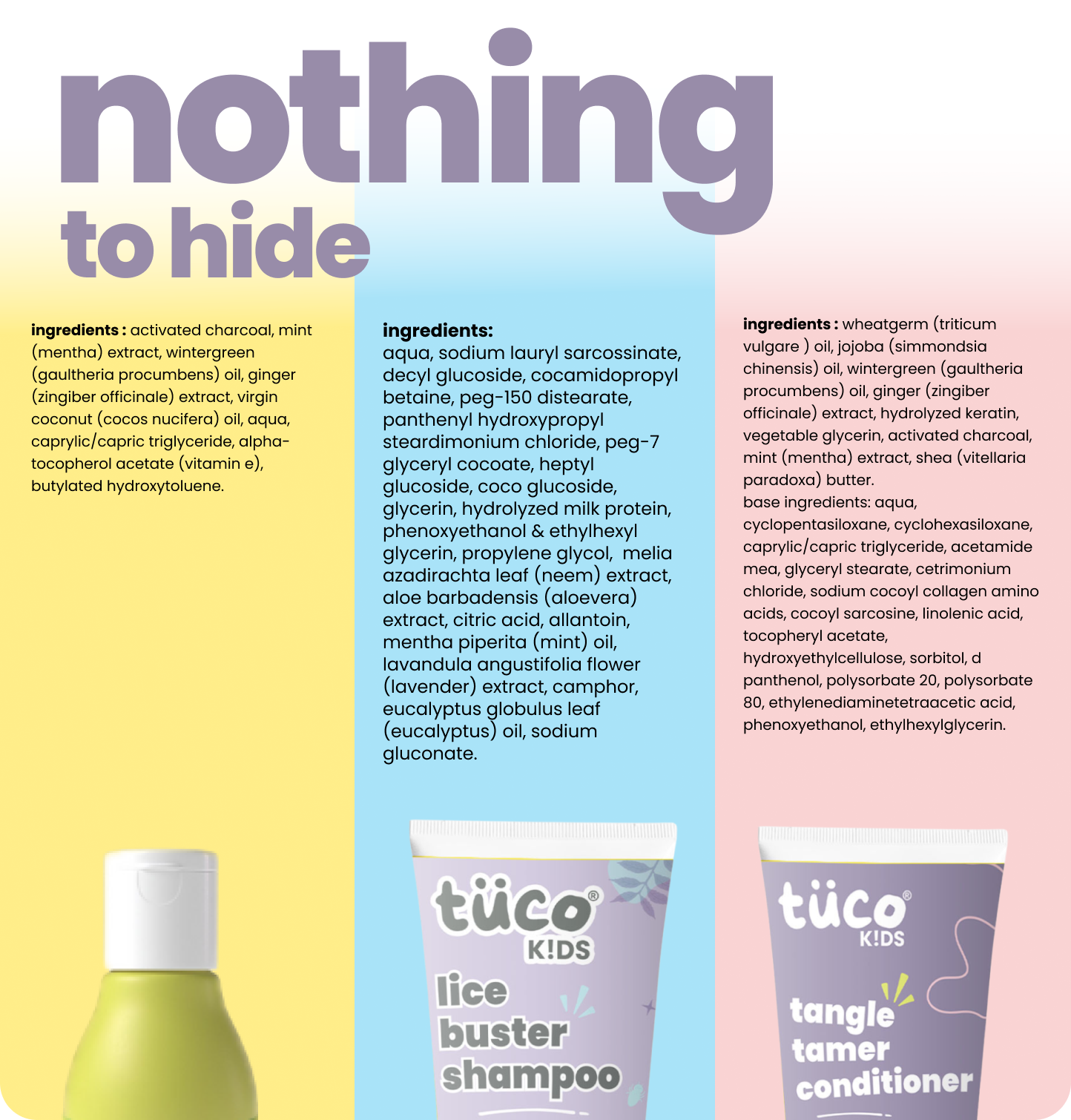 Lice Fighter Combo: Lice Shampoo 100ml + Hair Oil 100ml + Conditioner 100g — image 6 | Tuco Kids