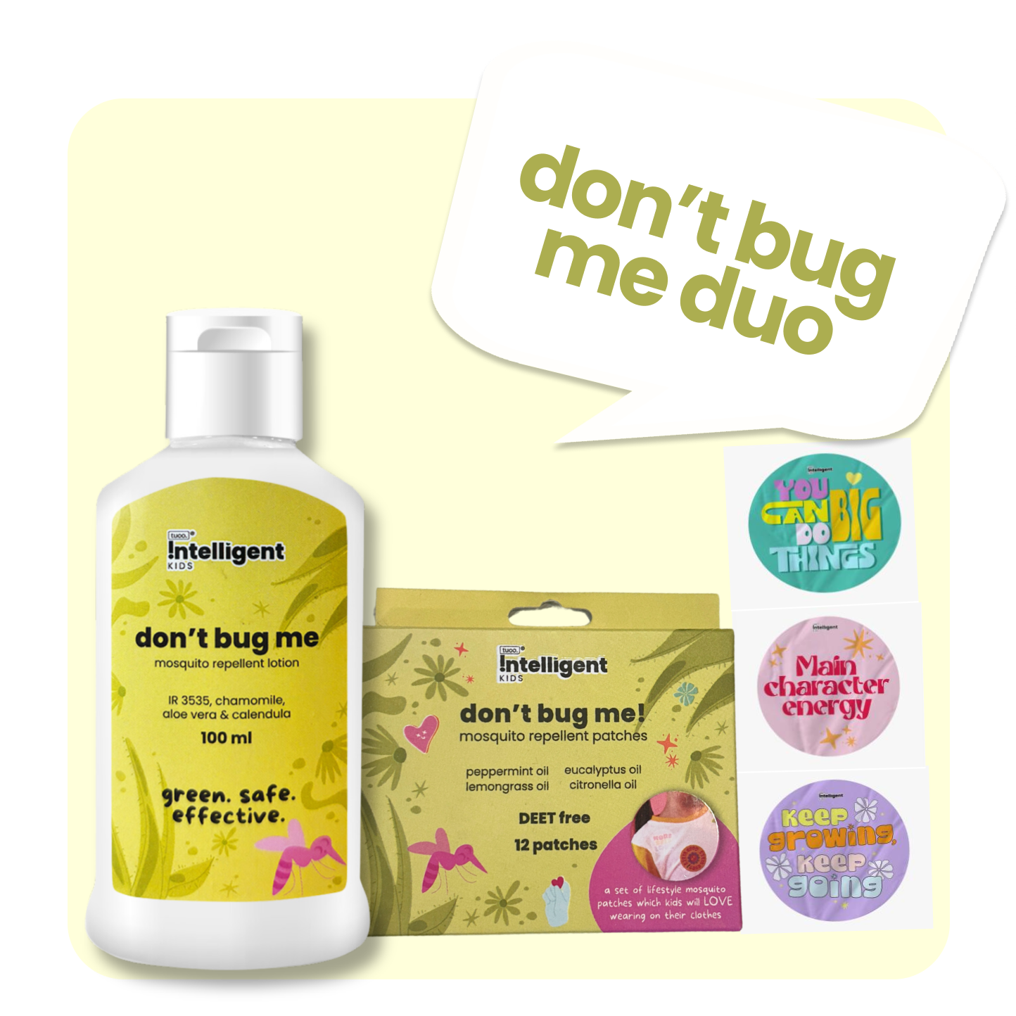 Tuco Kids Don’t Bug Me Duo, a mosquito repellent combo for kids aged 3–15 that offers the perfect balance of protection and care.