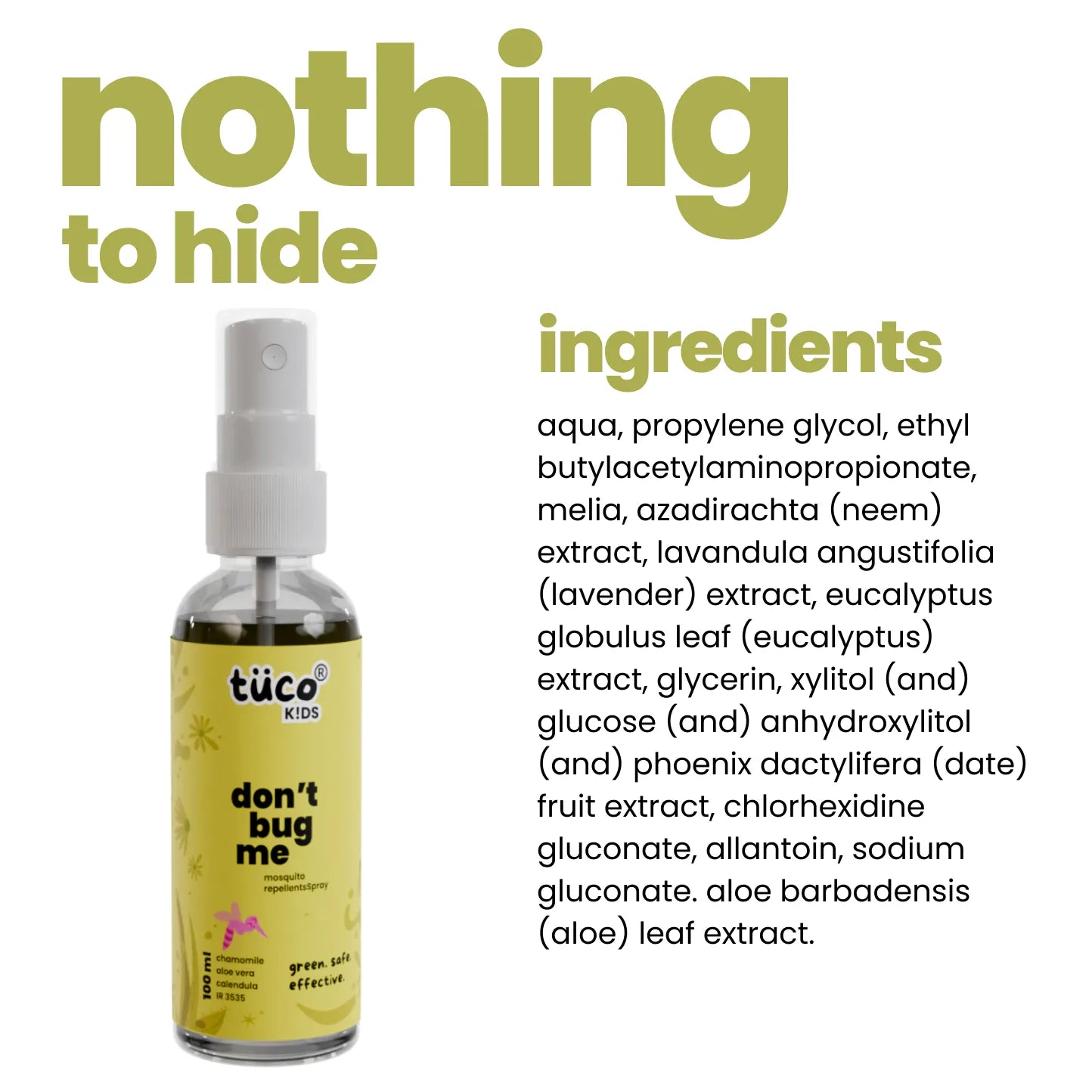Natural Mosquito Repellent Spray for Kids. (100ml). — image 7 | Tuco Kids