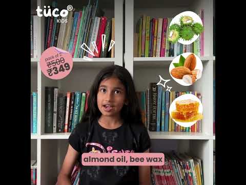 Tuco Kids Kiddy Kohl, crafted for kids aged 3+, is infused with Castor Oil to nourish lashes, Carbon Black for bold pigment, and Beeswax for a smooth glide.