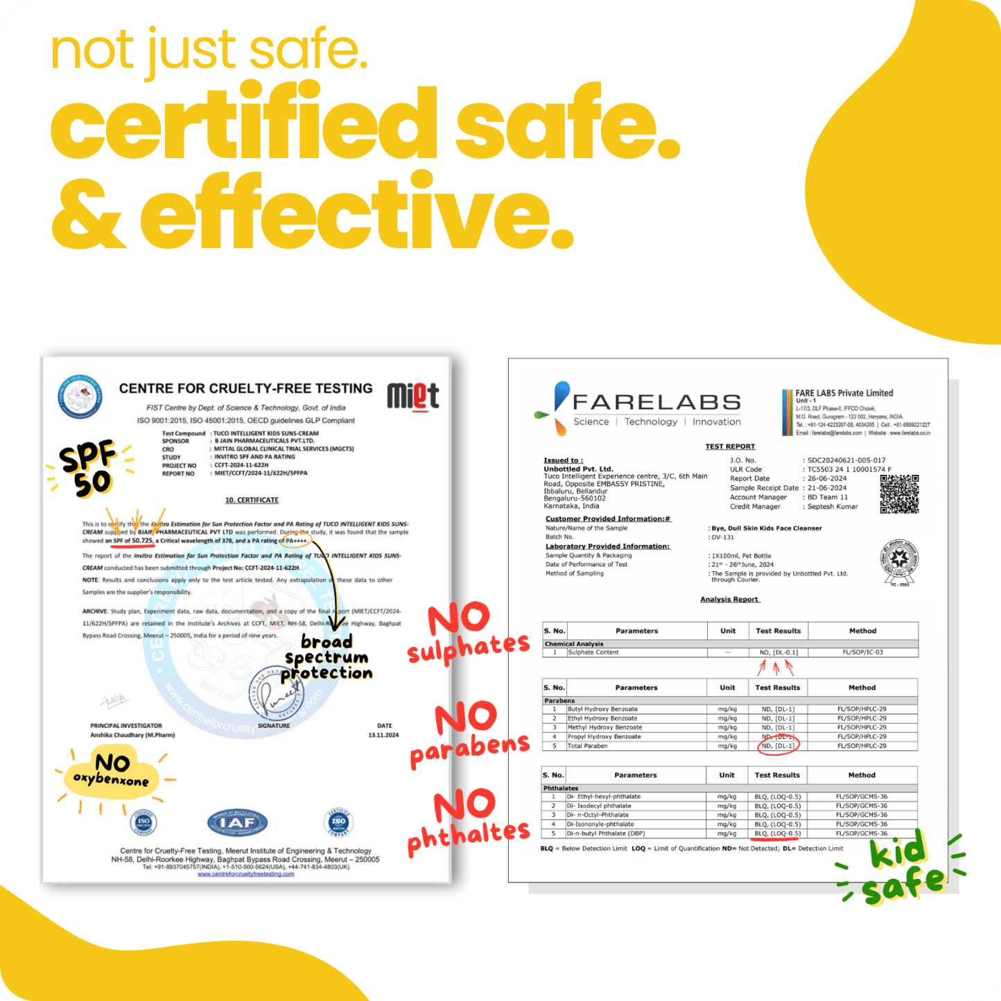 Bye, Dull Face Kit Facewash + Sunscreen SPF50 - Tuco Kids