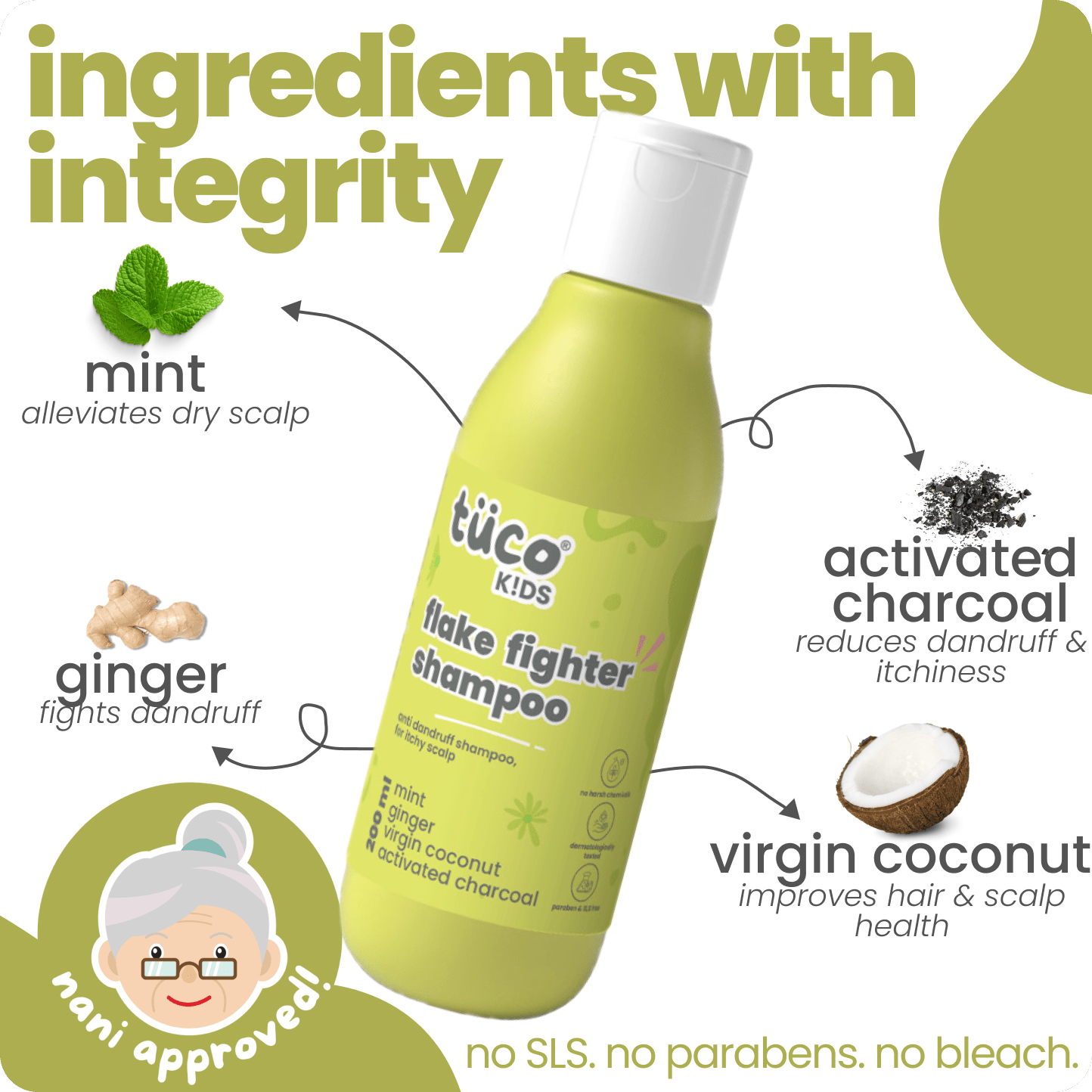 Flake Fighter Anti Dandruff Shampoo 200 ml - Tuco Kids