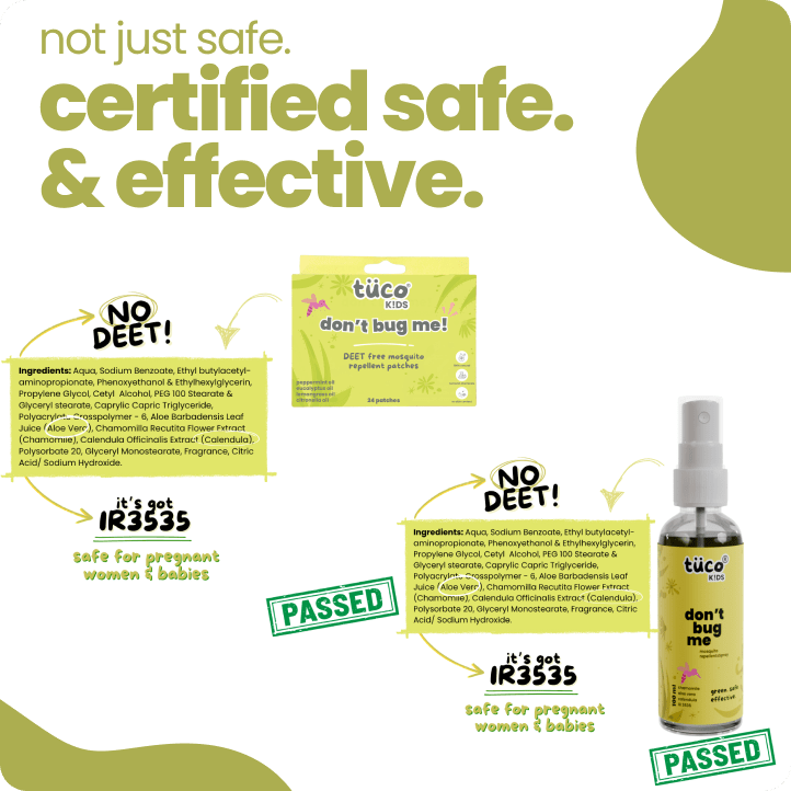 Mosquito Protection Pack (Lotion + Spray + Patches) - Tuco Kids