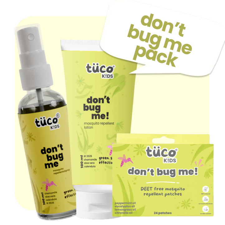 Mosquito Protection Pack (Lotion + Spray + Patches) - Tuco Kids