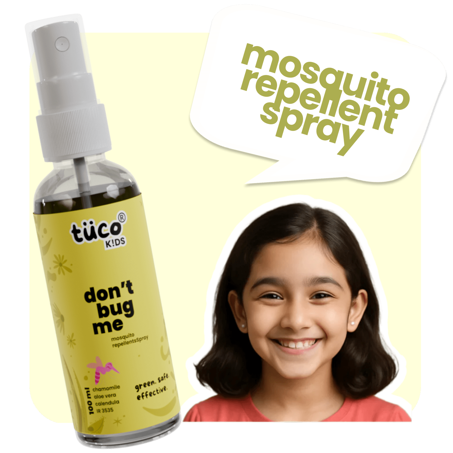 Natural Mosquito Repellent Spray for Kids - Tuco Kids