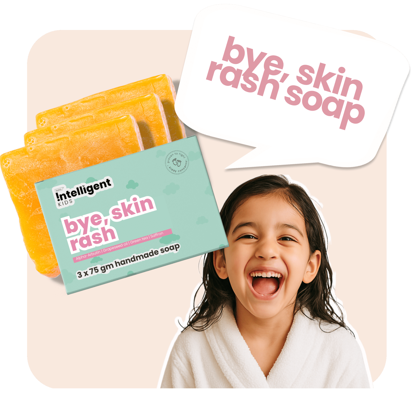 Winter Soap: Natural Rash Relief (Pack of 3) - Tuco Kids