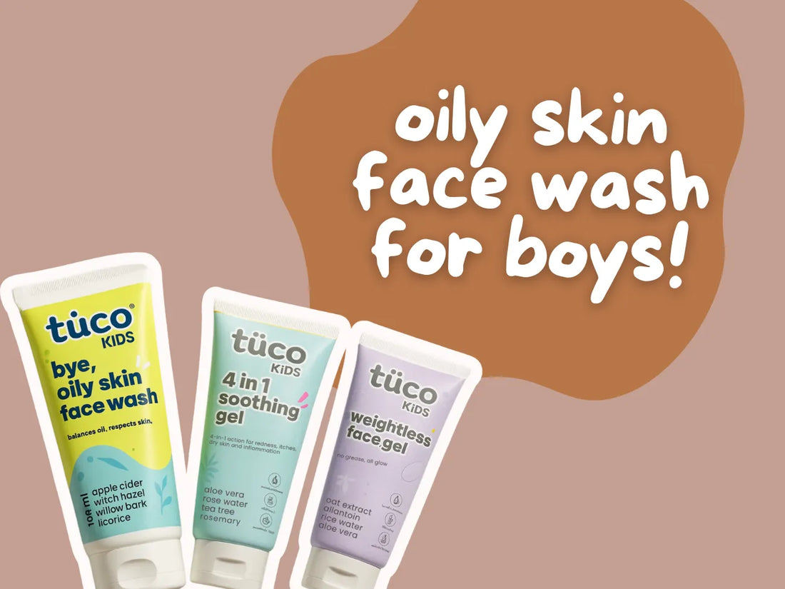 Oily Skin Face Wash for Boys: Managing Shine and Breakouts