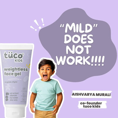 The biggest myth is that kids can just use “mild” versions of adult skincare.