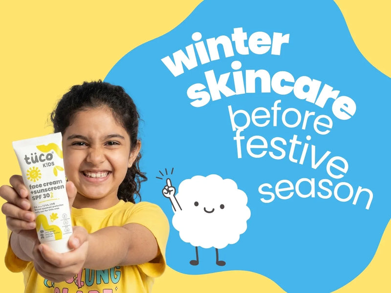 Winter Skincare Before Christmas & New Year Family Photos