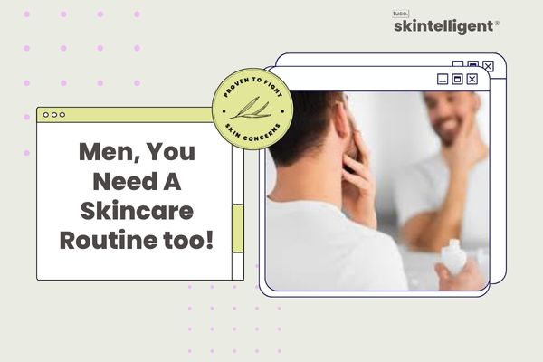 Skincare routine for men