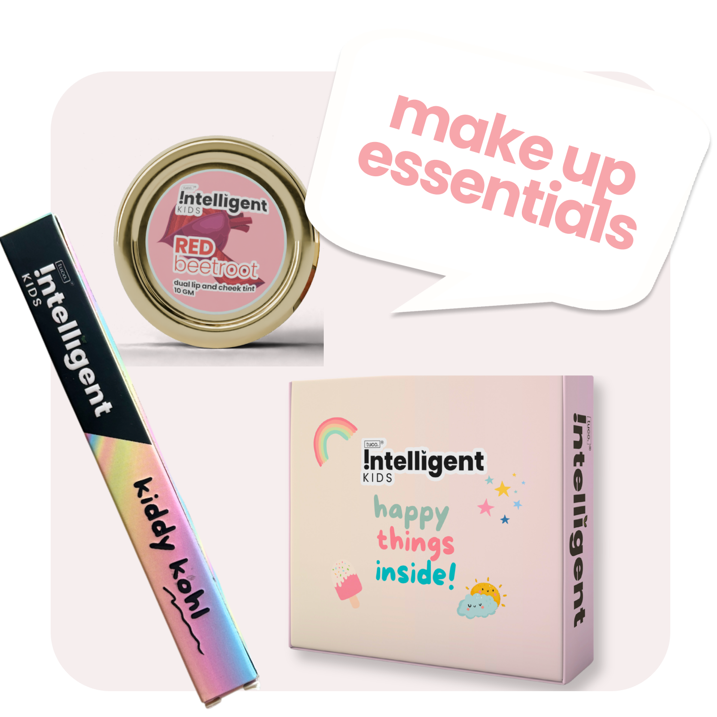 Makeup Essentials Gift Pack: Kajal + Beetroot Tint