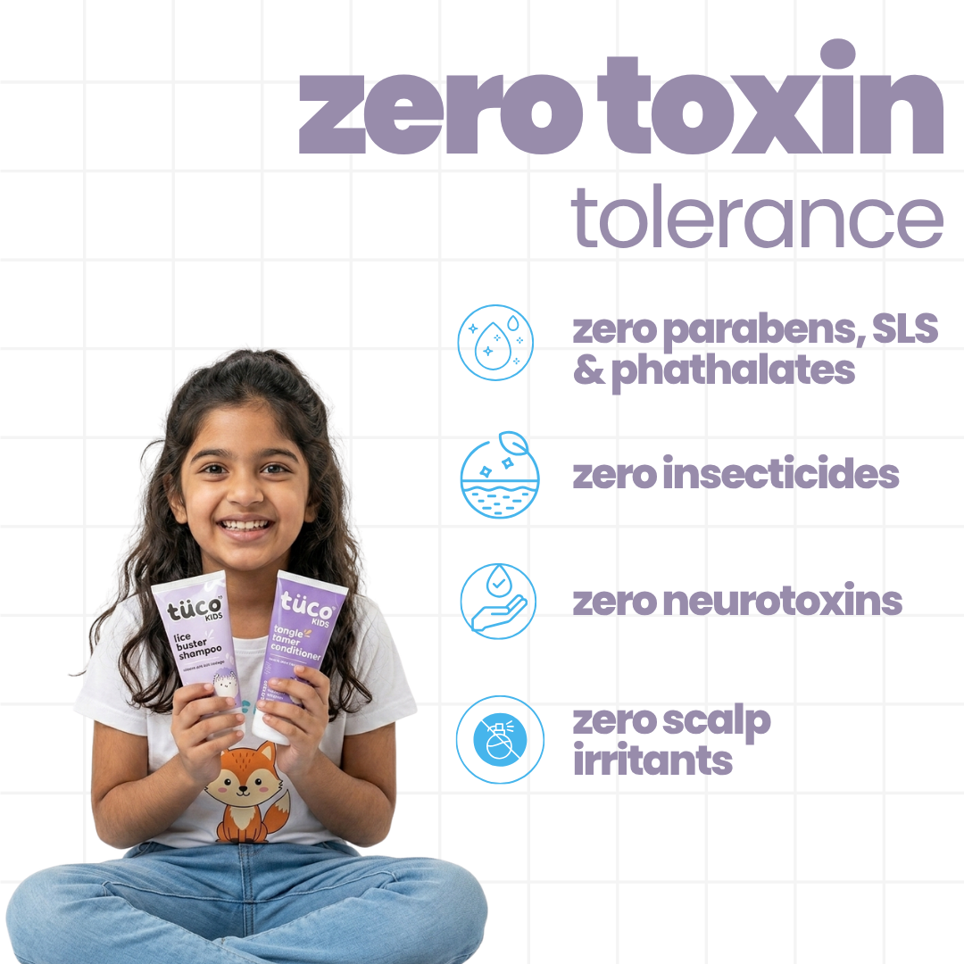 Natural Lice Shampoo + hair conditioner for kids
