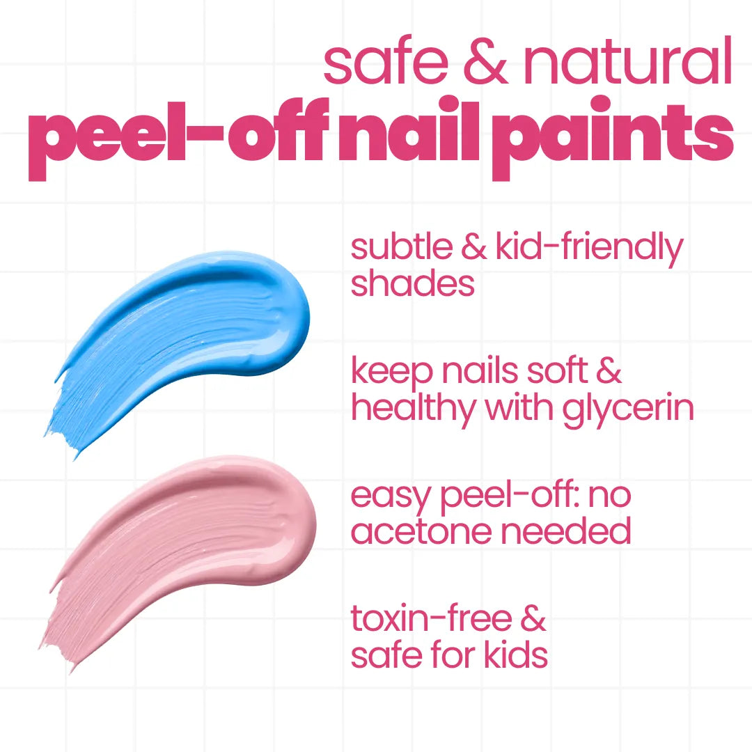 Water based nail paint kit (pack of 2 - 20ml)
