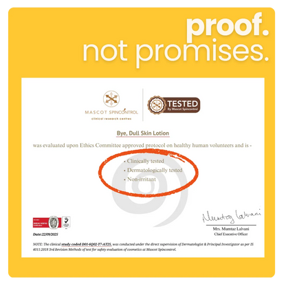 Bye Dull Skin Body Lotion!