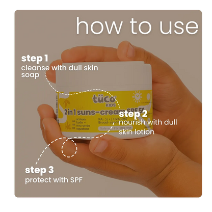 2-in-1 Sunscreen for Kids SPF 50 - (50g)