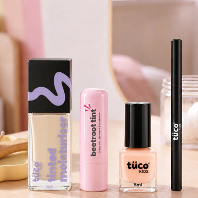 Vanilla Face Tint & Peach Nail Glam Kit