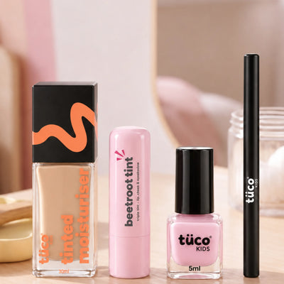 Hazelnut Face Tint & Pink Nail Glam Kit