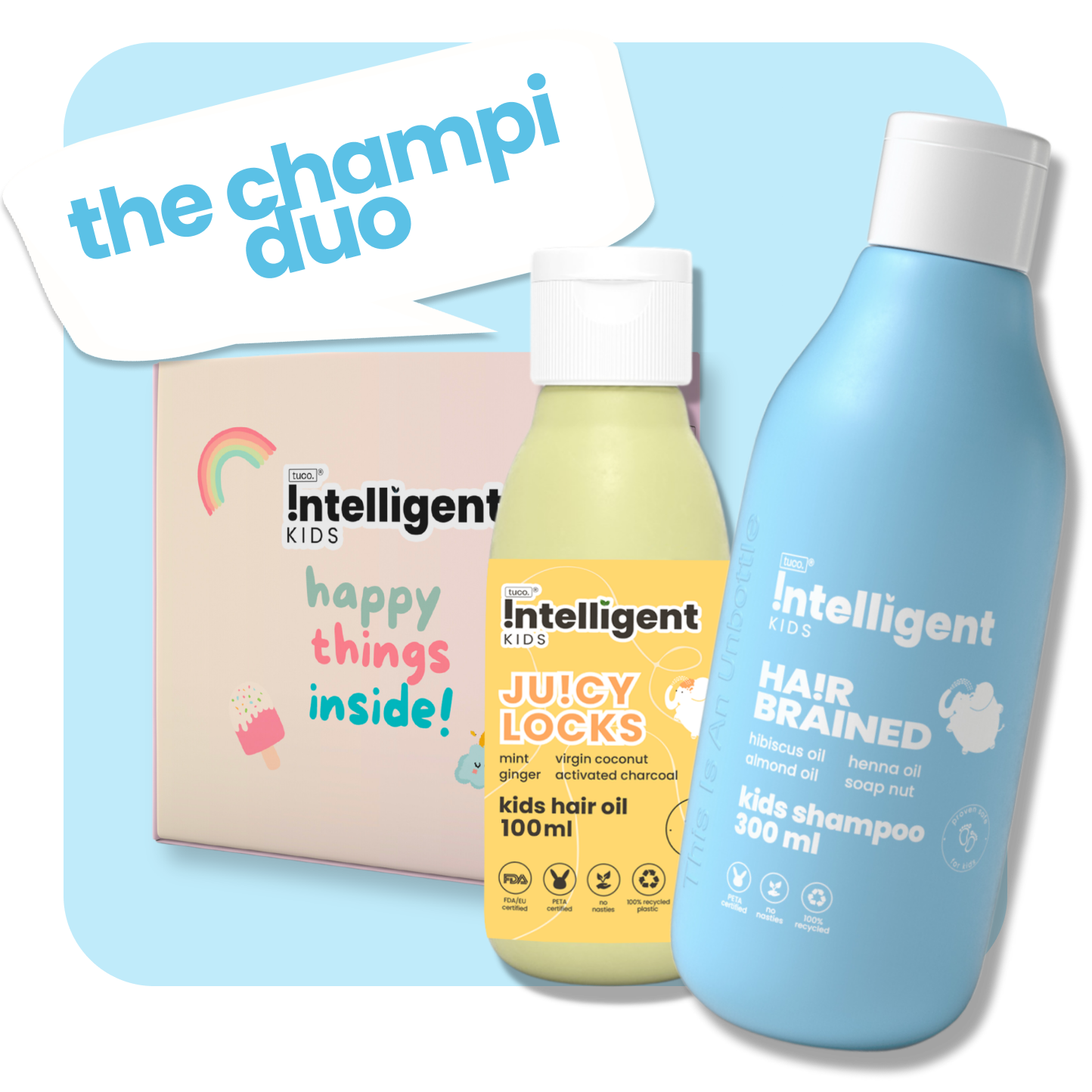 Haircare Duo Gift Pack: Shampoo + Hair Oil