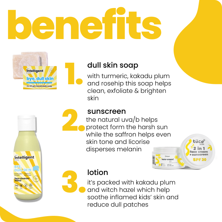 Dull Skin Kit: Soap + Lotion 100ml + Sunscreen SPF 30