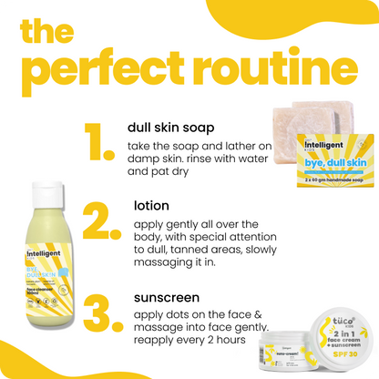 Dull Skin Kit: Soap + Lotion 100ml + Sunscreen SPF 30