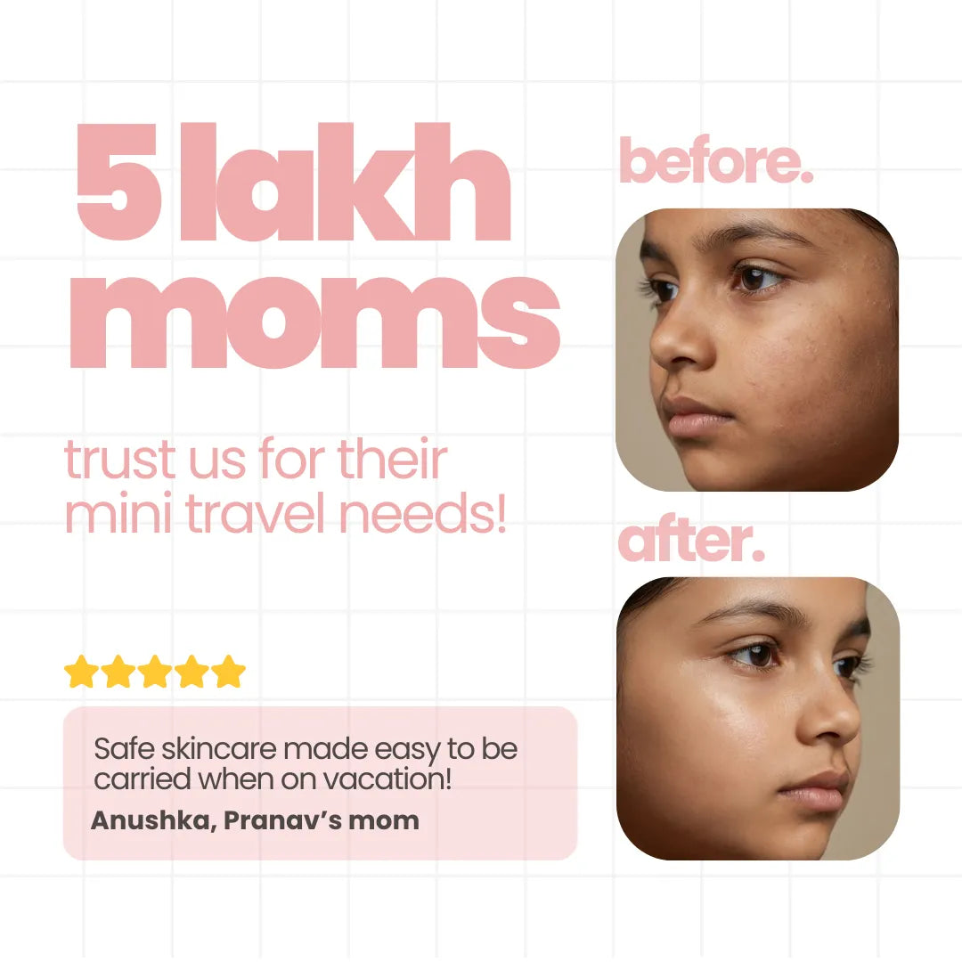 Travel Skincare Kit for kids