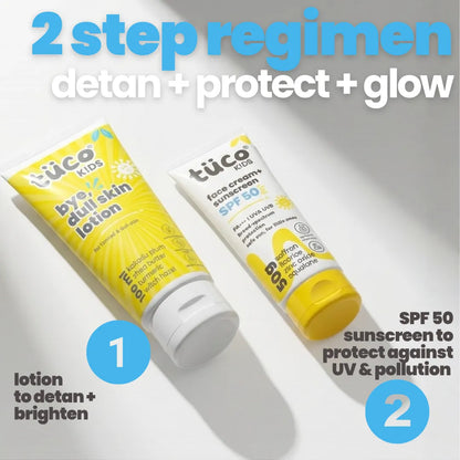 Top to Toe Kit: Dull Skin Lotion + Sunscreen SPF 50