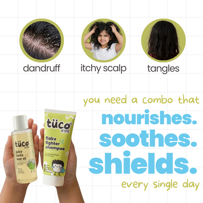 Bye Dandruff Kit : Anti-Dandruff Shampoo 200ml + Hair Oil 100ml