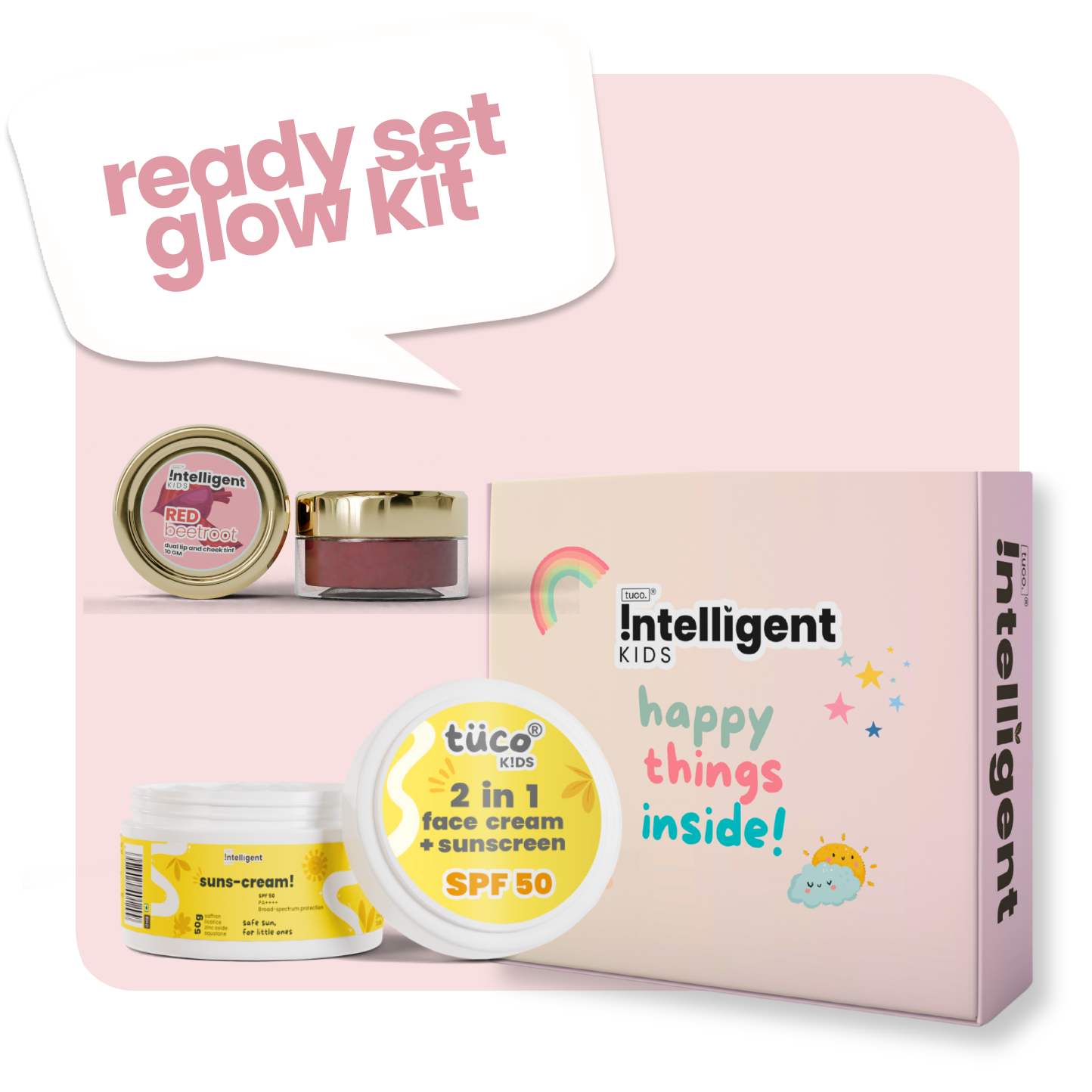 Ready Set Glow Kit : Sunscreen 50g + Tint 10g