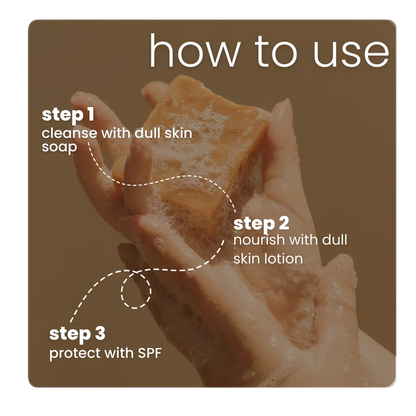 Bye, Dull Skin Kids Soap with Turmeric Pack of 3