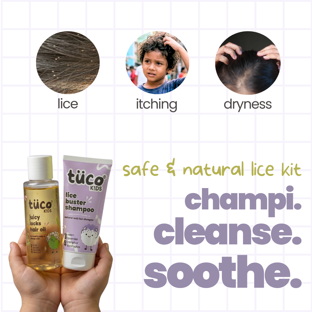 Lice Fighter Kit: Juicy Locks 100ml + Lice Buster Shampoo 100ml