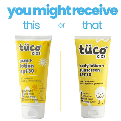 Body Lotion + Sunscreen for Kids SPF 30 - 100 ml
