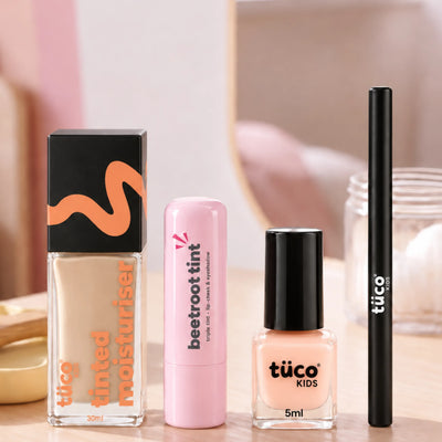 Hazelnut Face Tint & Peach Nail Glam Kit